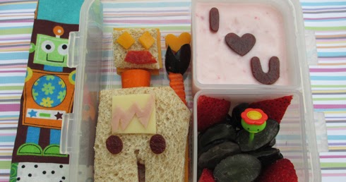 Bento School Lunches : Bento Lunch: Robot Bento, I Am Nuts And Bolts ...