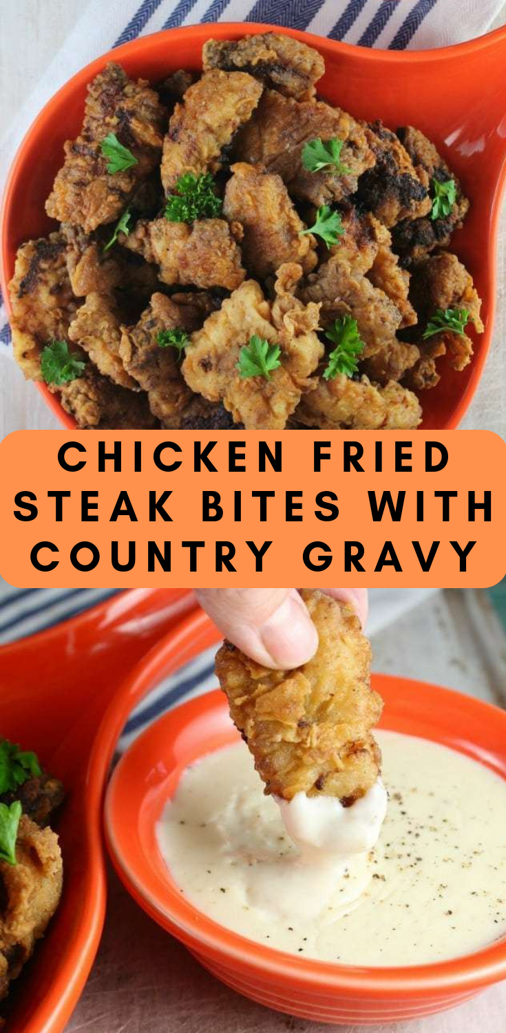 Chicken Fried Steak Bites with Country Gravy Trending Recipes