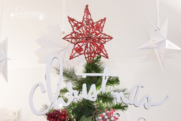 Christmas Tree with @heidiswapp's wall words by @createoften