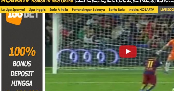 Situs Tempat streaming bola di Laptop yang lancar tanpa