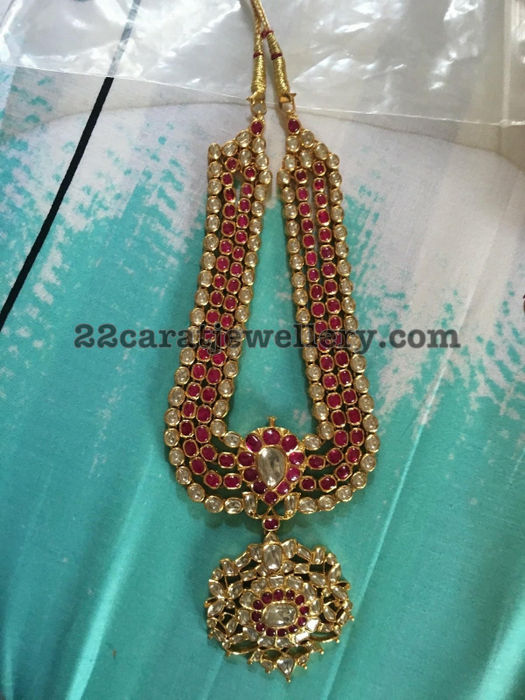 Ruby Polki Traditional Necklace