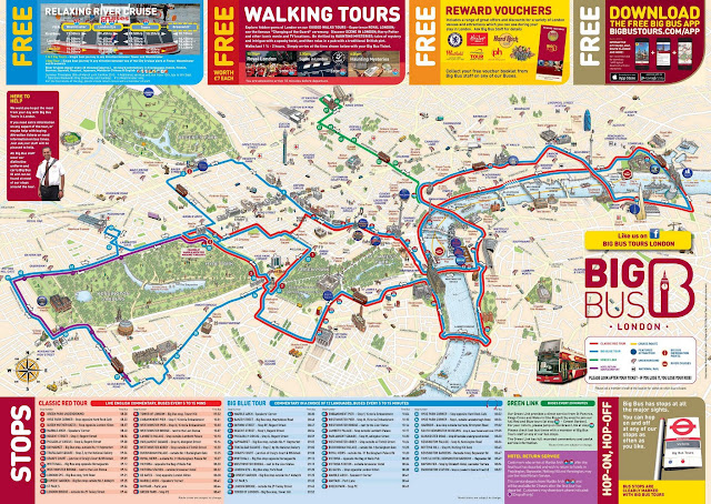 there are two routes classic red tour or big blue tour on the big bus tours both are quite similar with all the main landmarks but the big blue tour