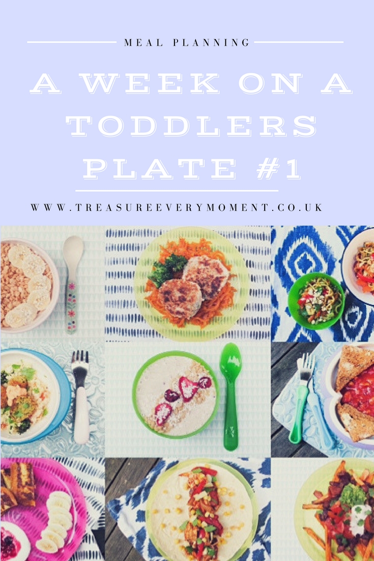 MEAL PLANNING: A week on a toddlers plate #1