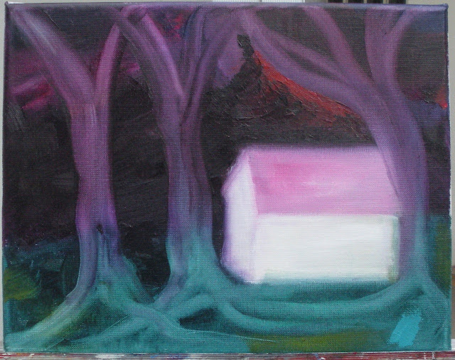 Flower Hill Farm Colors Sunrise Sky 'Intuitive Palette' Painting