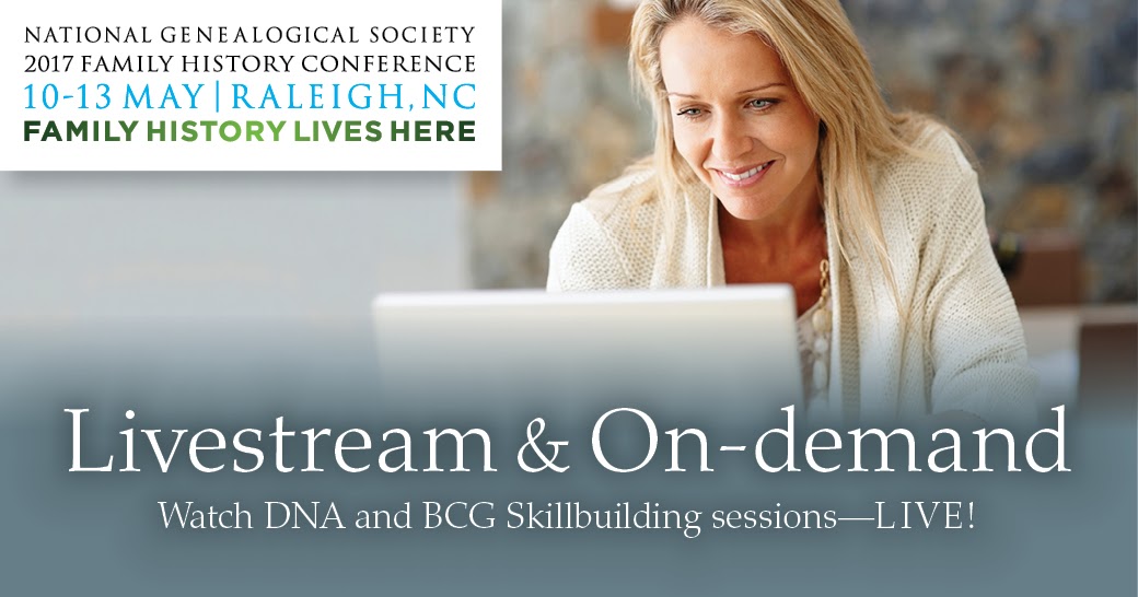 UpFront with NGS NGS To Live Stream Ten Genealogy Lectures During the Family History Conference
