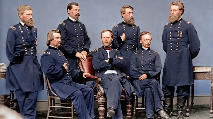 General Sherman and his staff.