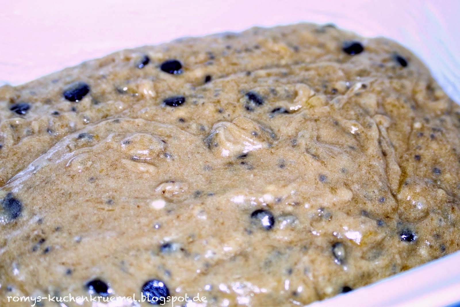 Kuchenkruemel Backblog : Chia-Bananen-Schokobrot