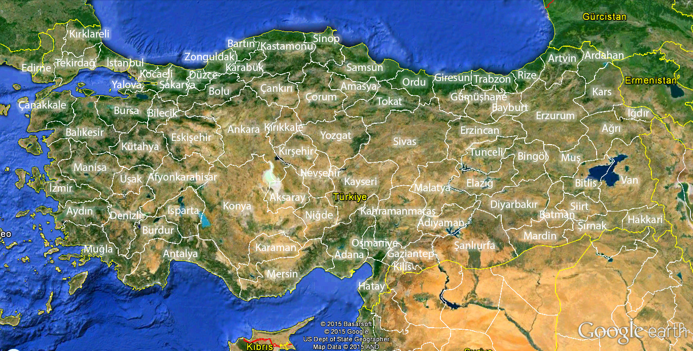 Turkiye Cephe Haritasi