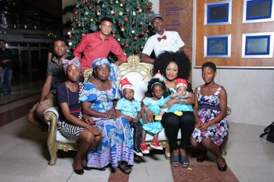 1a Singer MumaGee shares family Christmas photos...without her 'single' husband, Prince Eke