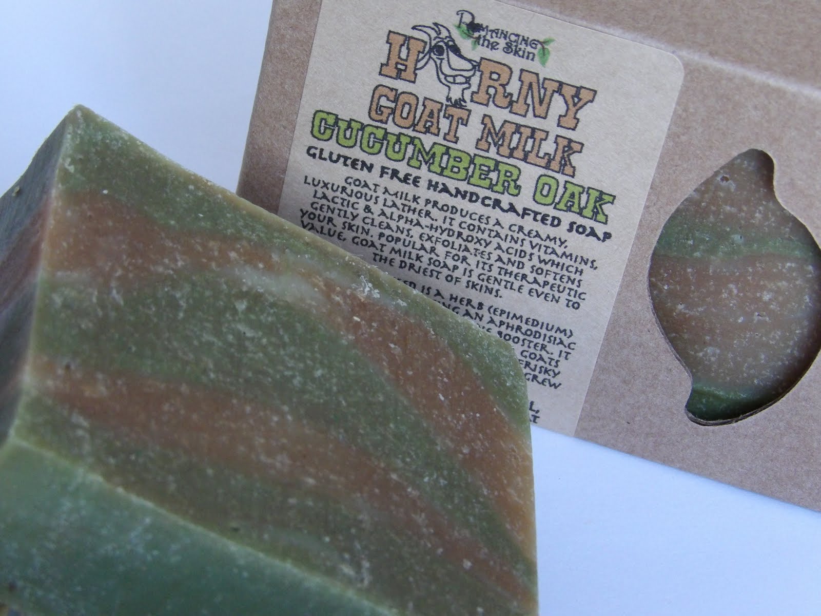 Horny Goat Milk Cucumber Oak Soap (Gluten Free)