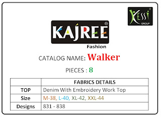 Kajree fashion Walker Denim tops wholesale