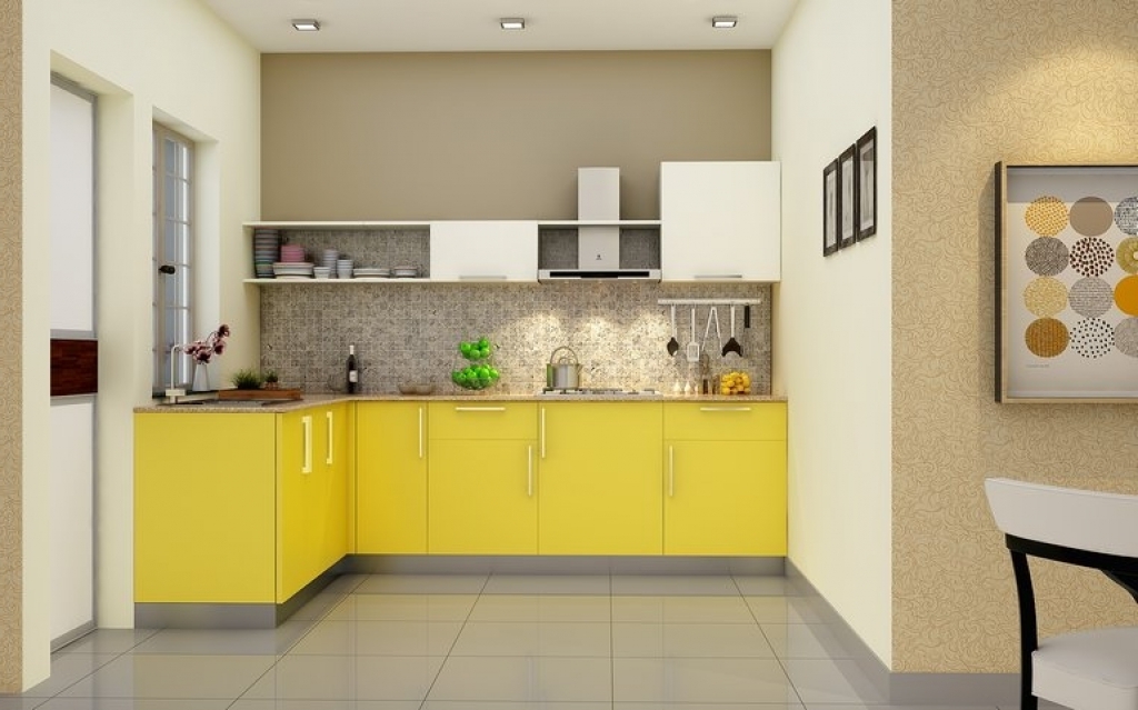 Ideas For Combination Indian Kitchen Cabinets Colors pictures - Decor