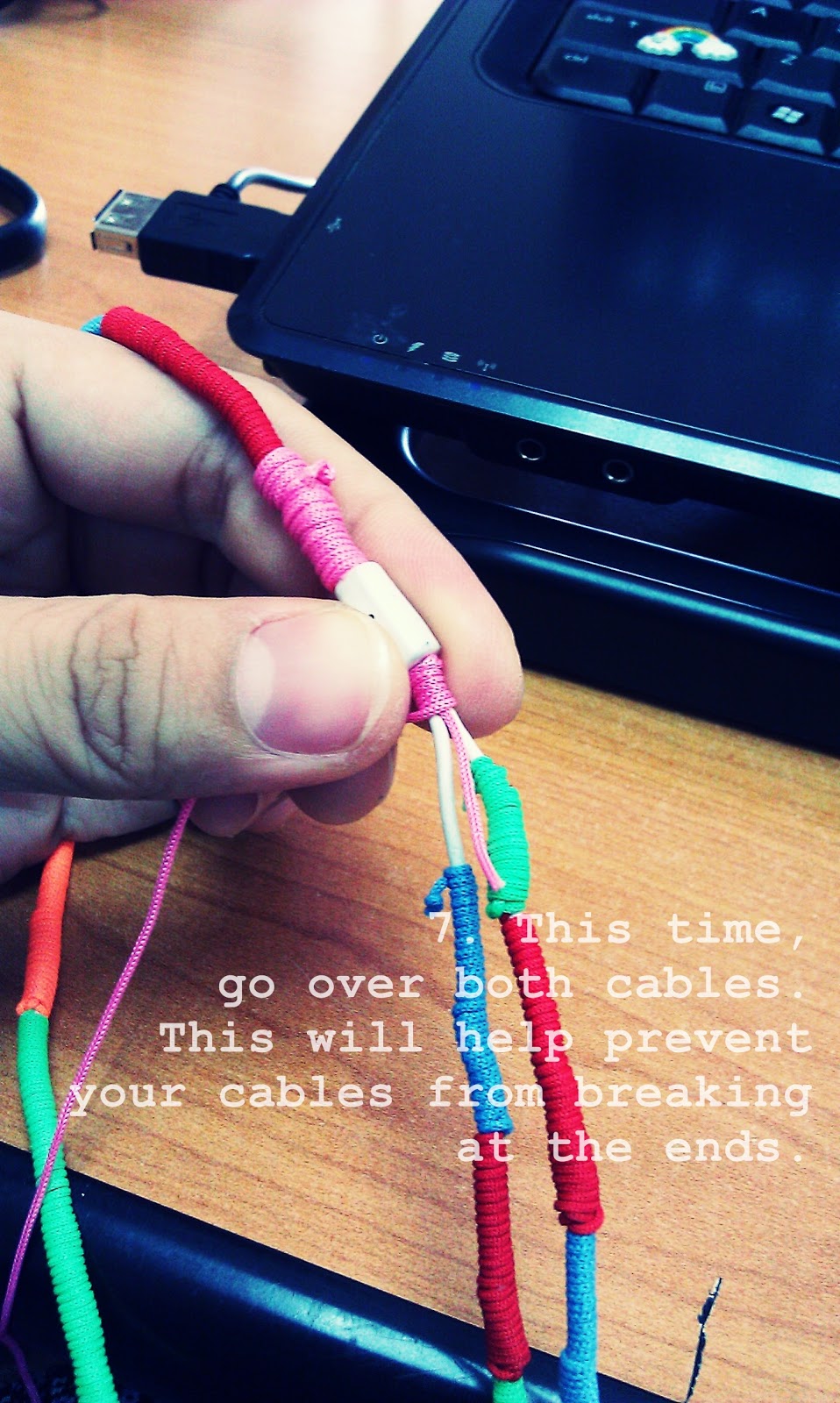 DIY Earphones Cable Deco (How to keep your cables untangled)