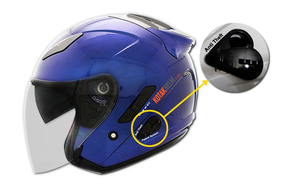 Fungsi Anti Theft Pada Helm KYT dan Cara Kerjanya