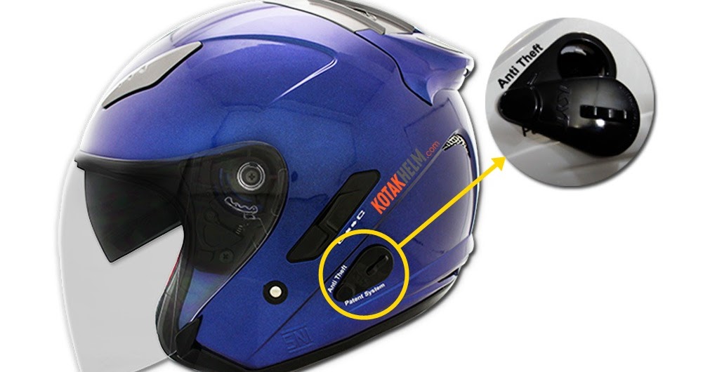Fungsi Anti Theft Pada Helm KYT dan Cara Kerjanya