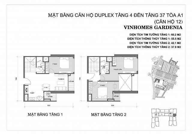 Bán căn hộ Duplex dự án Vinhomes Gardenia - 3