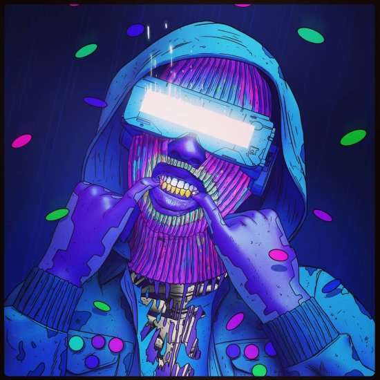 Mais ilustrações cyberpunk surreais e psicodélicas com vibrantes cores de Nick Sullo Nick Sullo xsullo instagram arte ilustrações cyberpunk surreais coloridas psicodélicas