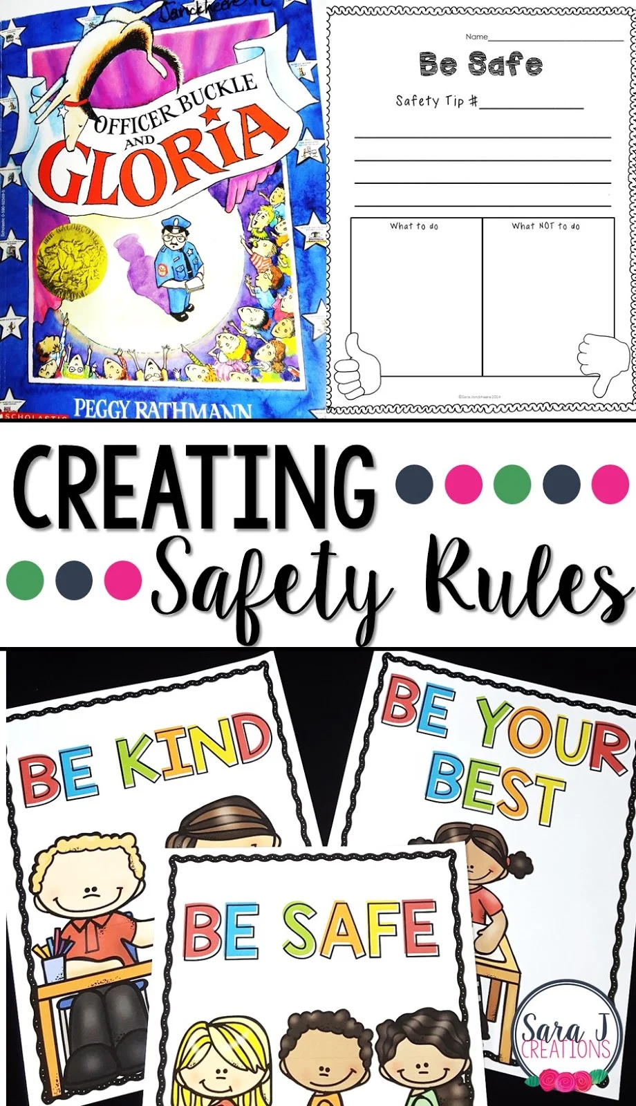 Officer Buckle and Gloria makes talking about being safe at school more fun.  Free safety tip printable for your students to use included.