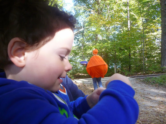 Halloween family fun on the Ghost Train at Burke Lake Park in Northern Virginia,