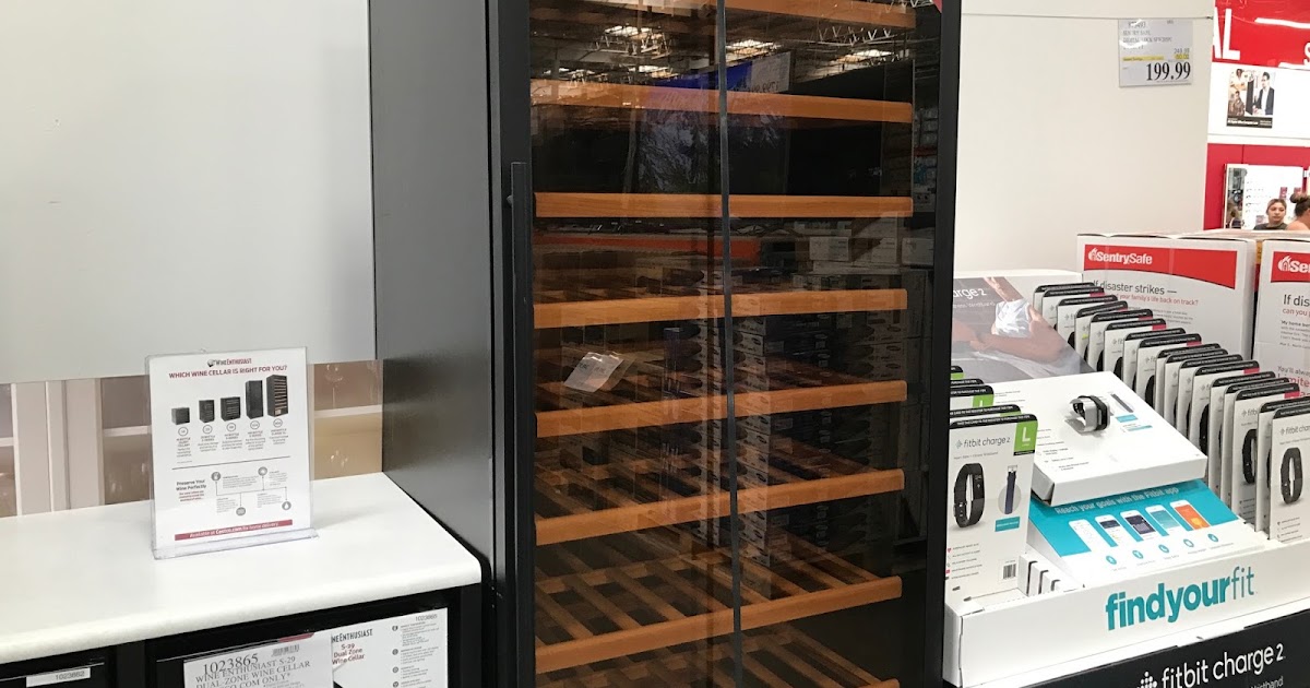Wine Enthusiast 300Bottle Giant Single Zone Wine Cellar Costco Weekender