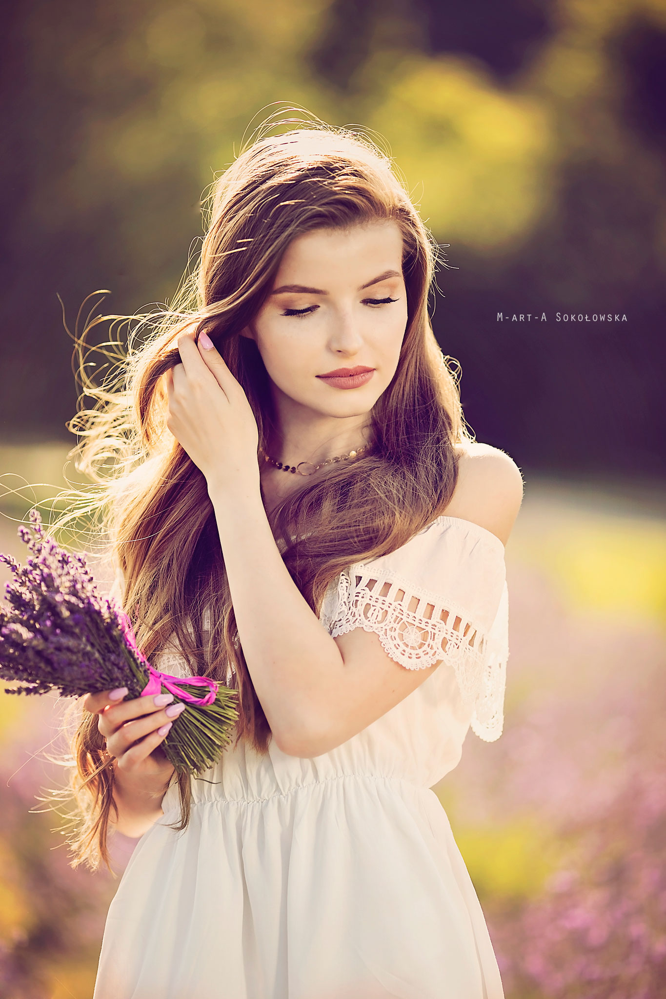 SESJA NA LAWENDOWYM POLU