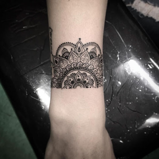 Esta mandala pulseira