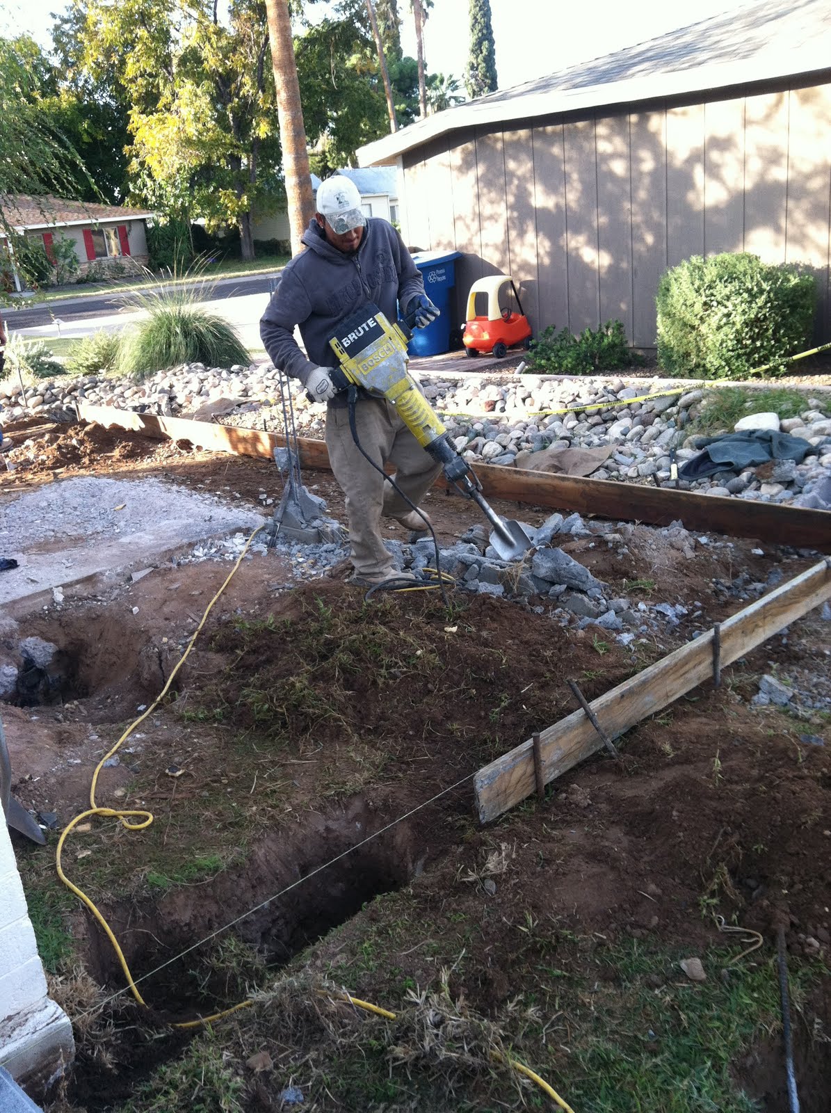 The DIY Bathroom Addition Footing Excavation!