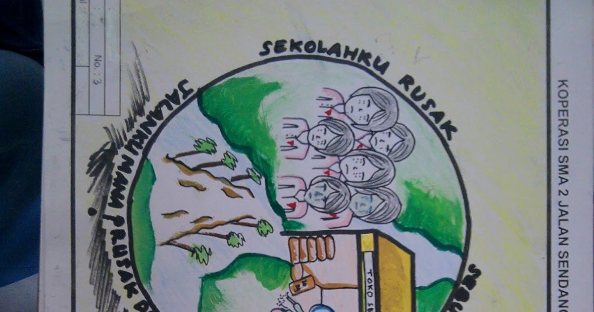 Gambar Poster Anti Korupsi Yang Mudah Digambar Paimin Gambar
