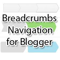 google type breadcrumbs for blogger