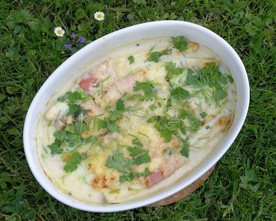Gratinierte Spargel-Schinken-Röllchen Überbackene Spargel-Schinken-Röllchen