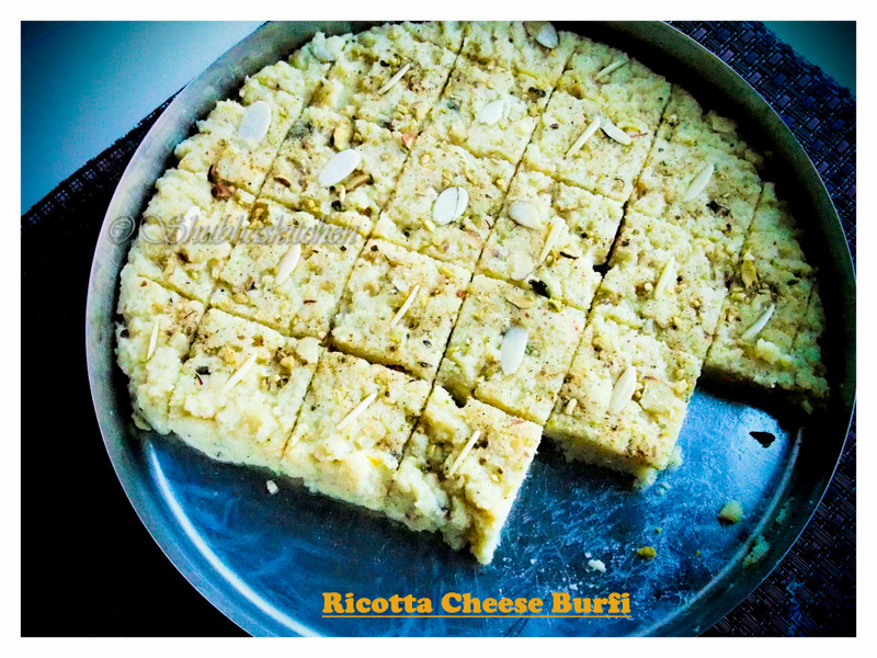 Meri Rasoi Ricotta Cheese Burfi