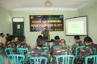 PERTAJAM KEMAMPUAN UNIT INTEL KODIM SRAGEN GELAR LATIHAN TAKTIS INTELIJEN