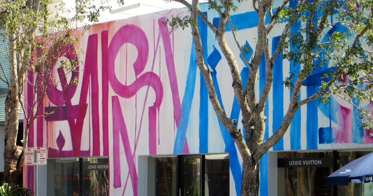 RETNA Transforms Louis Vuitton Miami Store Facade Into a Work of Art