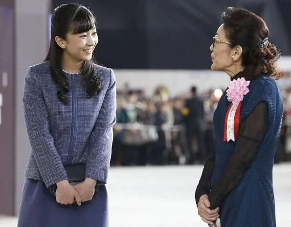 Princess Kako attended the opening ceremony of the 19th Tokyo International Great Quilt Festival at Tokyo Dome