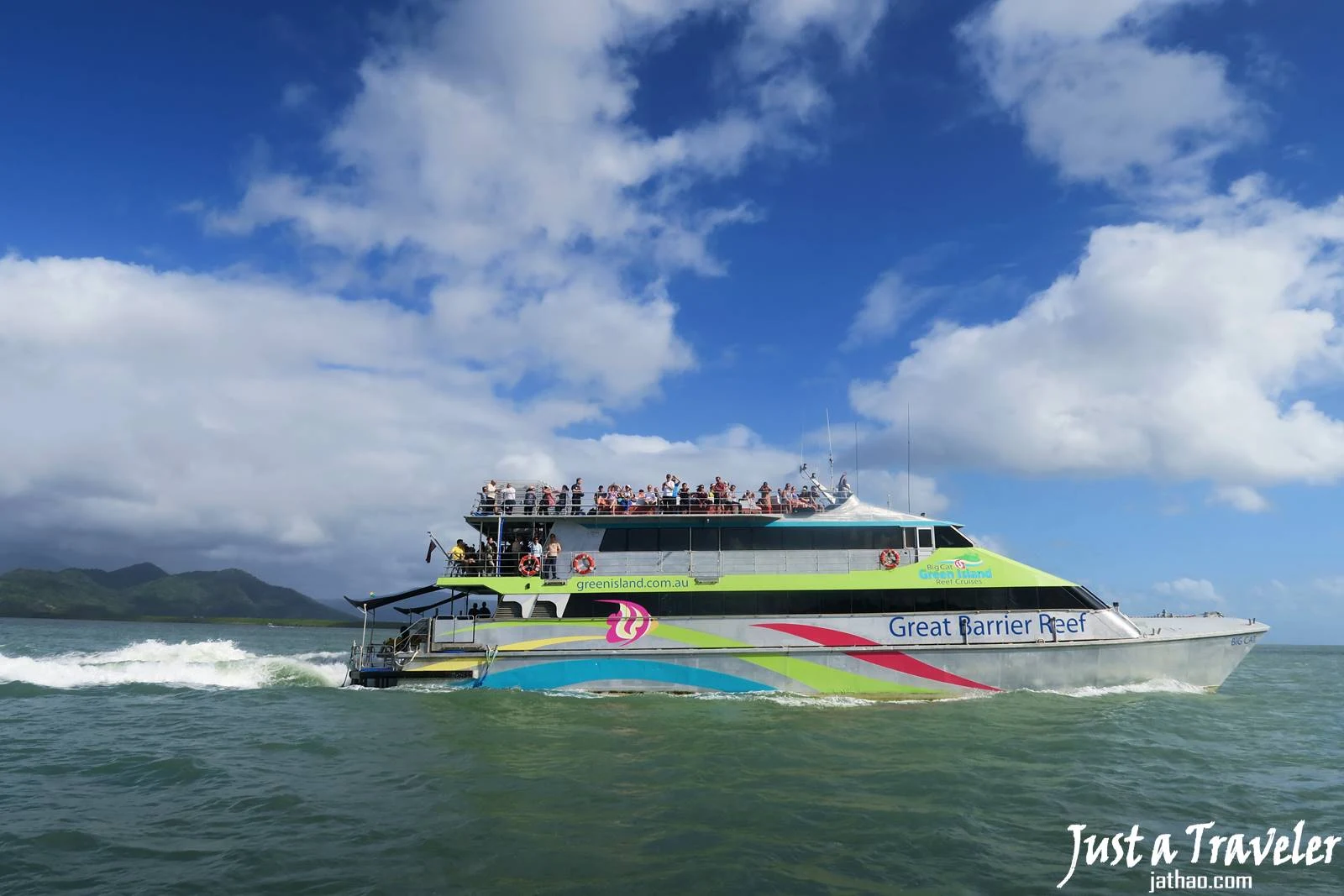 凱恩斯-大堡礁-綠島-翡翠島-內堡礁-交通-推薦-旅遊-自由行-澳洲-Carins-Great-Barrier-Reef-Green-Island-Fitzroy-Island-Ferry-Travel-Australia