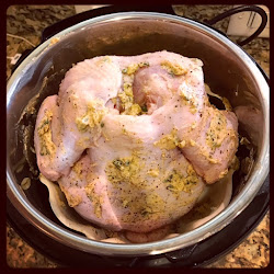 instant pot bundt pan pressure cooker chicken whole bottom tongs solicited help into under food