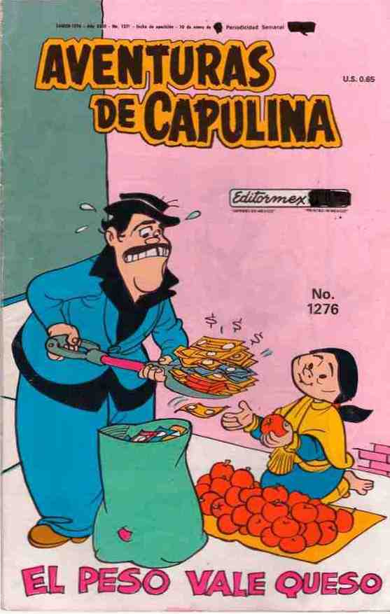 Mexico Comic Sonrisas Aventuras de Capulina (1276 al 1280)