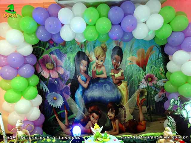 Mesa temática Tinker Bell (Sininho)