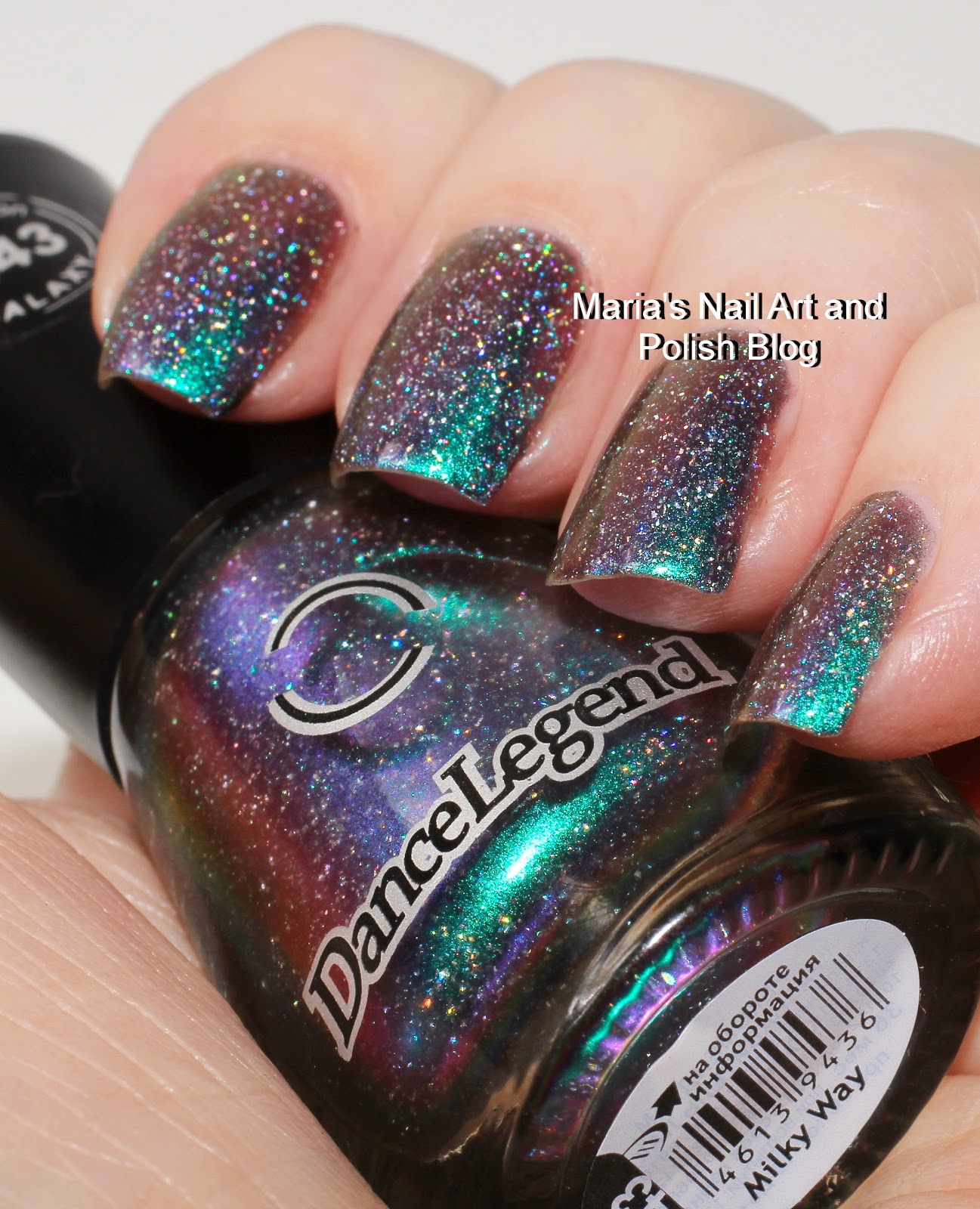 Marias Nail Art and Polish Blog Dance Legend Milky Way and Pulsar swatches