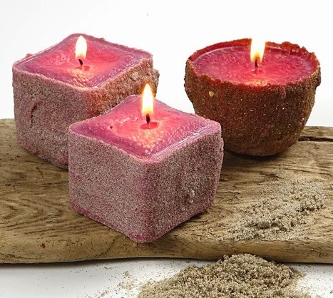make sand candles