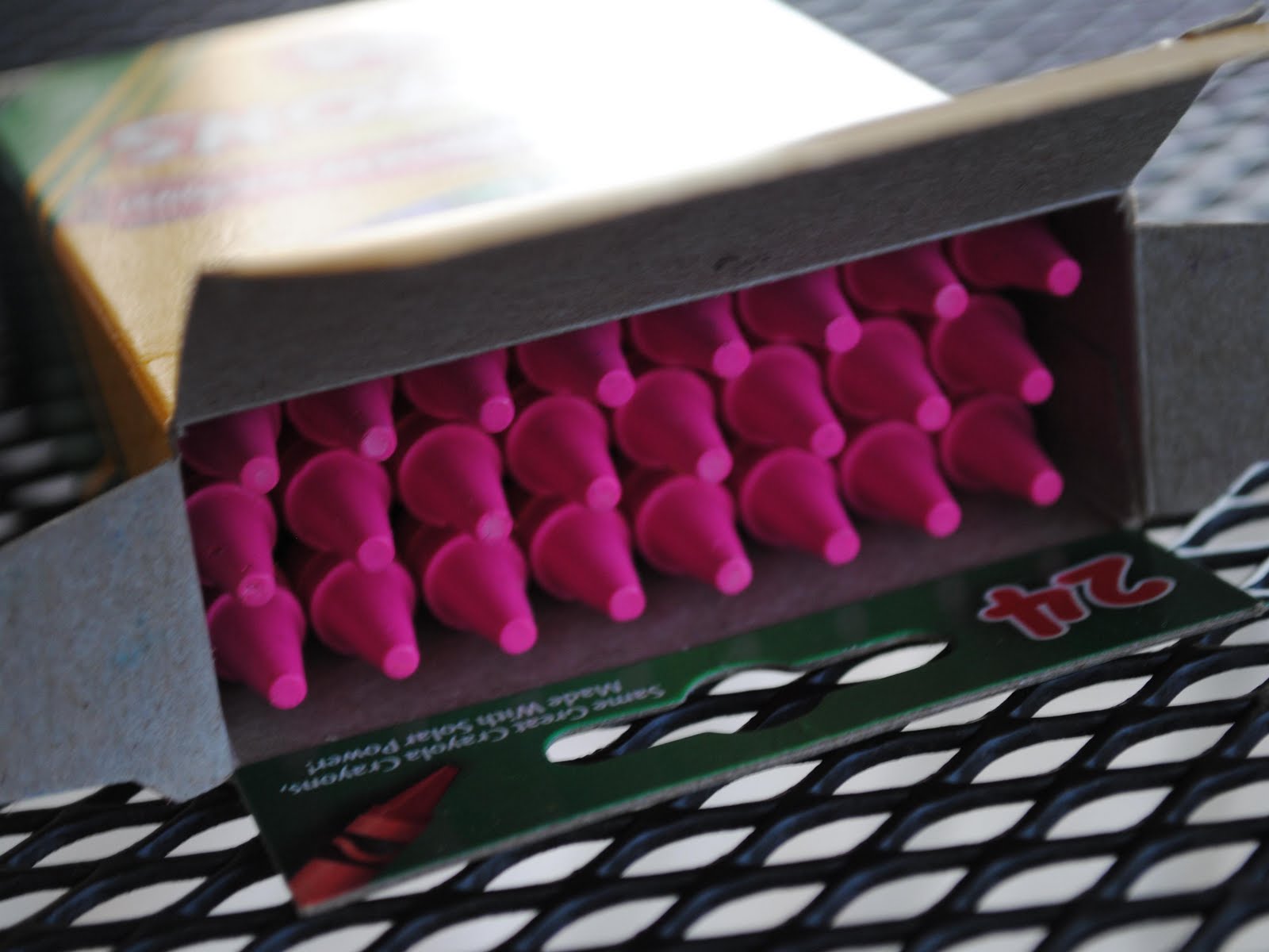 Life of a Modern Mom Pink Crayons!