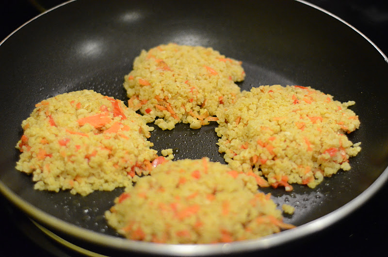 Recipe Millet Patties with Garlic Aoili