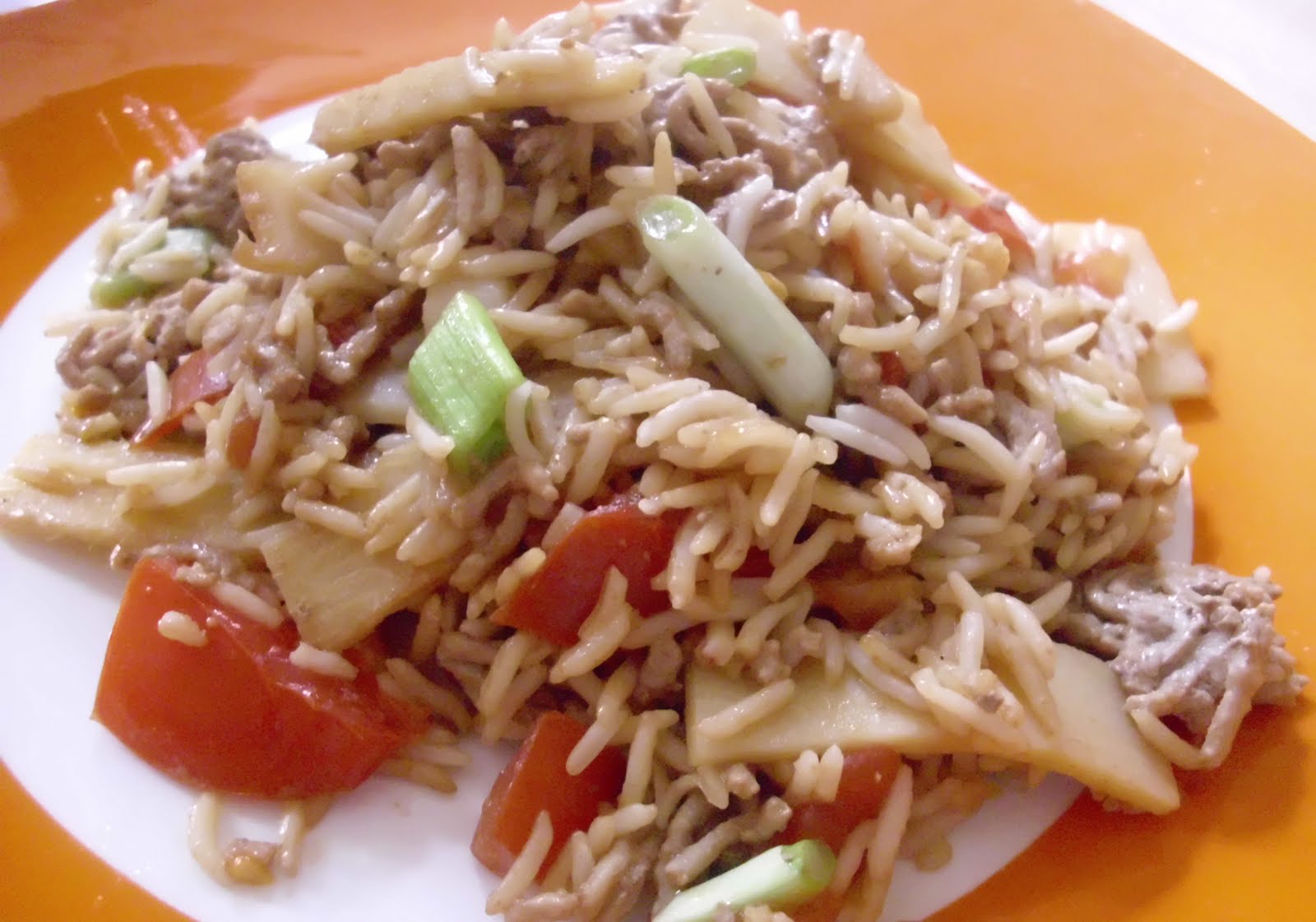 Gina´s Welt: [Rezept] Gebratener Reis (chinesisch)