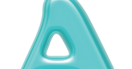 ® Colección de Gifs ®: LETRAS MAYÚSCULAS DE COLOR CELESTE
