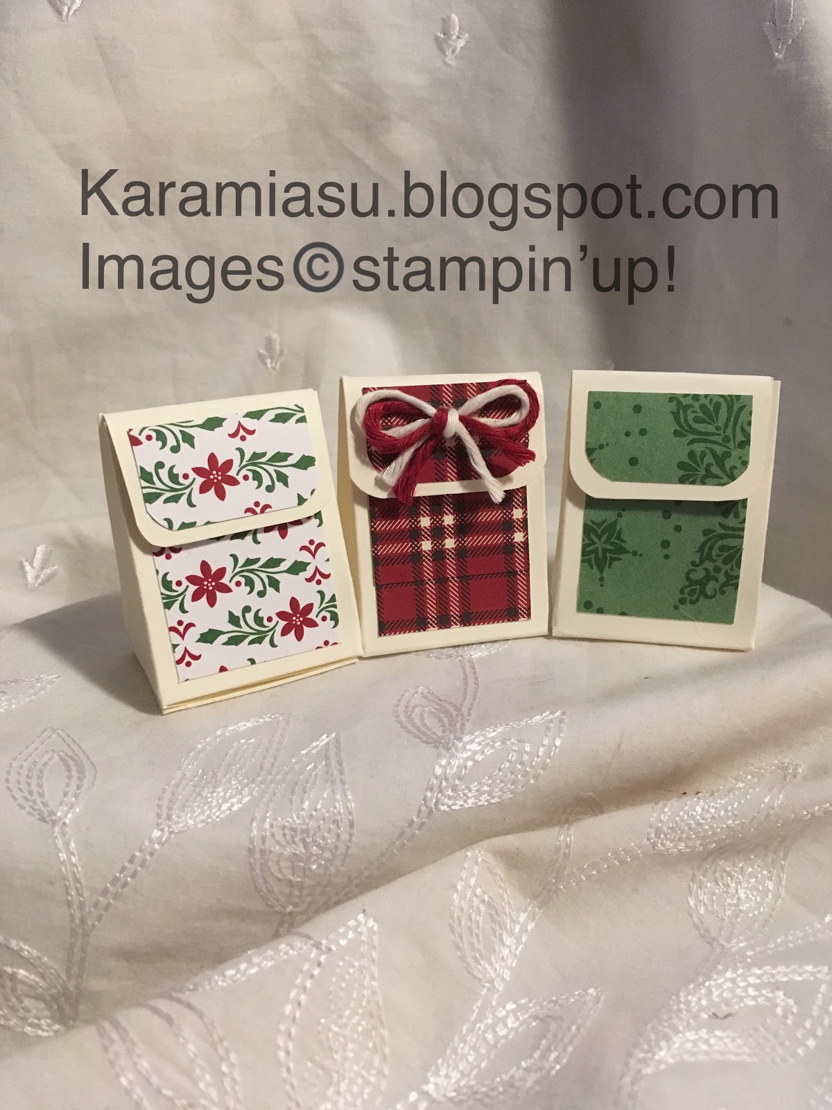 Stamp Up With Karamia: Tiny Gift Box Tutorial using Stampin' Up! products