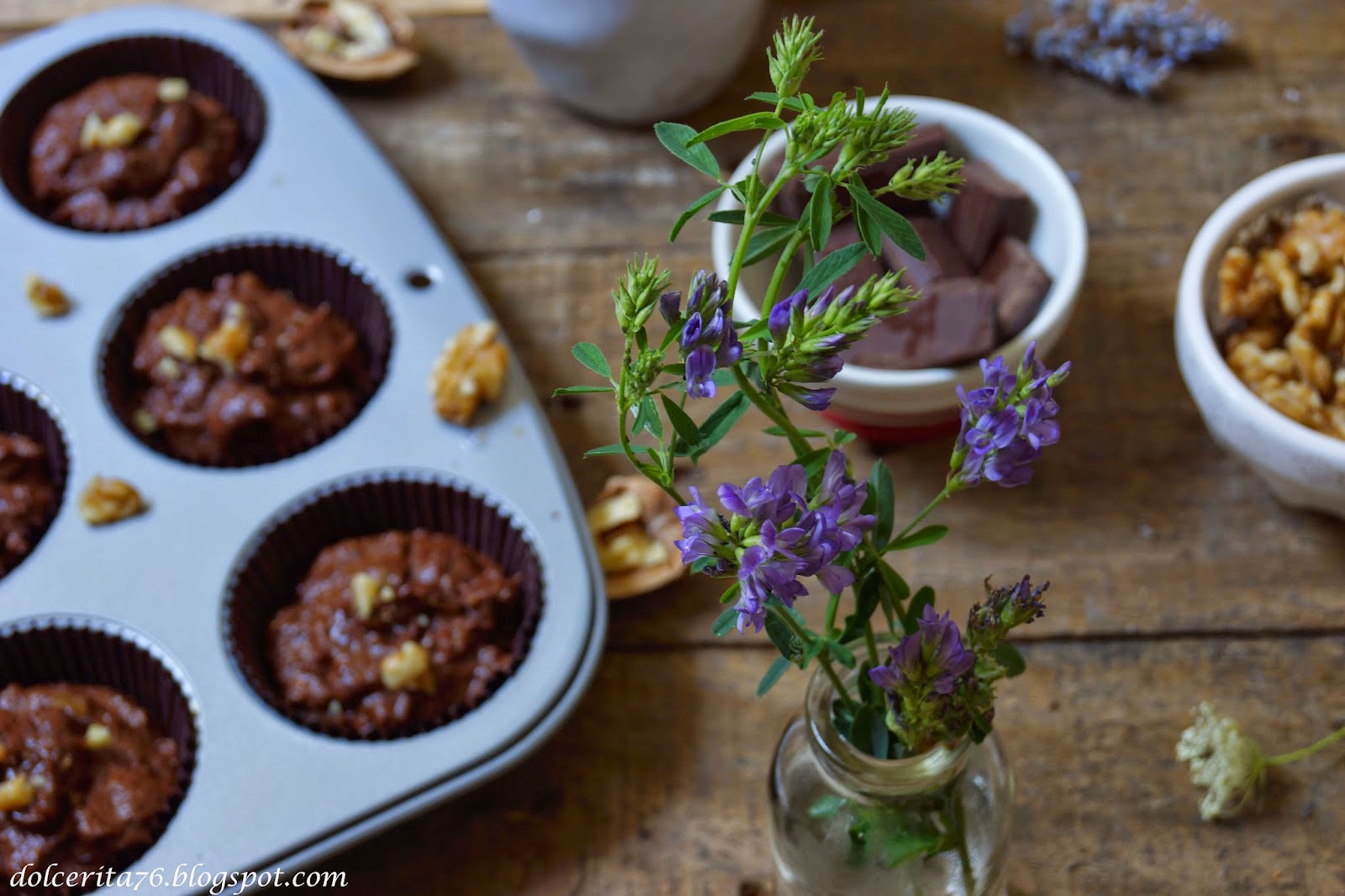 Dolce Rita Chocolate and Walnut muffin Heaven!