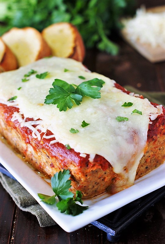 Chicken Parmesan Meatloaf | The Kitchen is My Playground