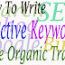 How To Write Effective Keywords