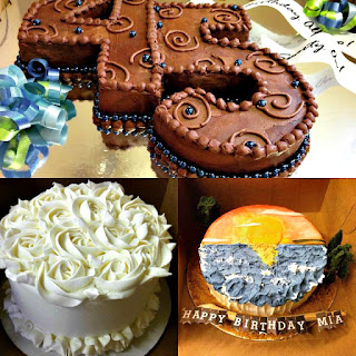 Collage photo of gluten free cakes made by Third Coast Bakery