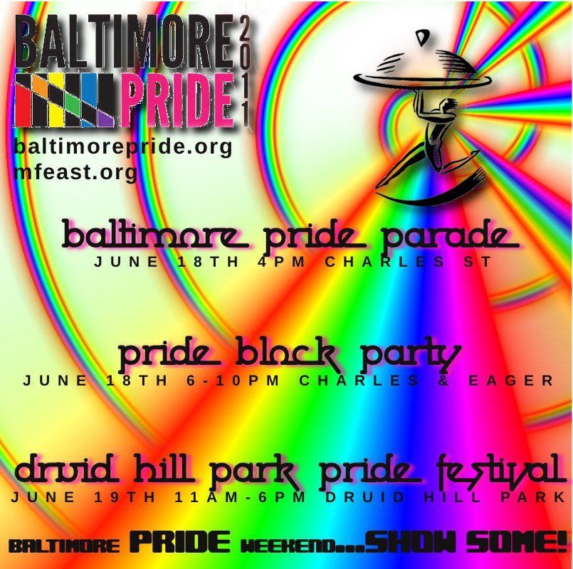 Moveable Feast Blog Baltimore PRIDE Weekend Show Some!